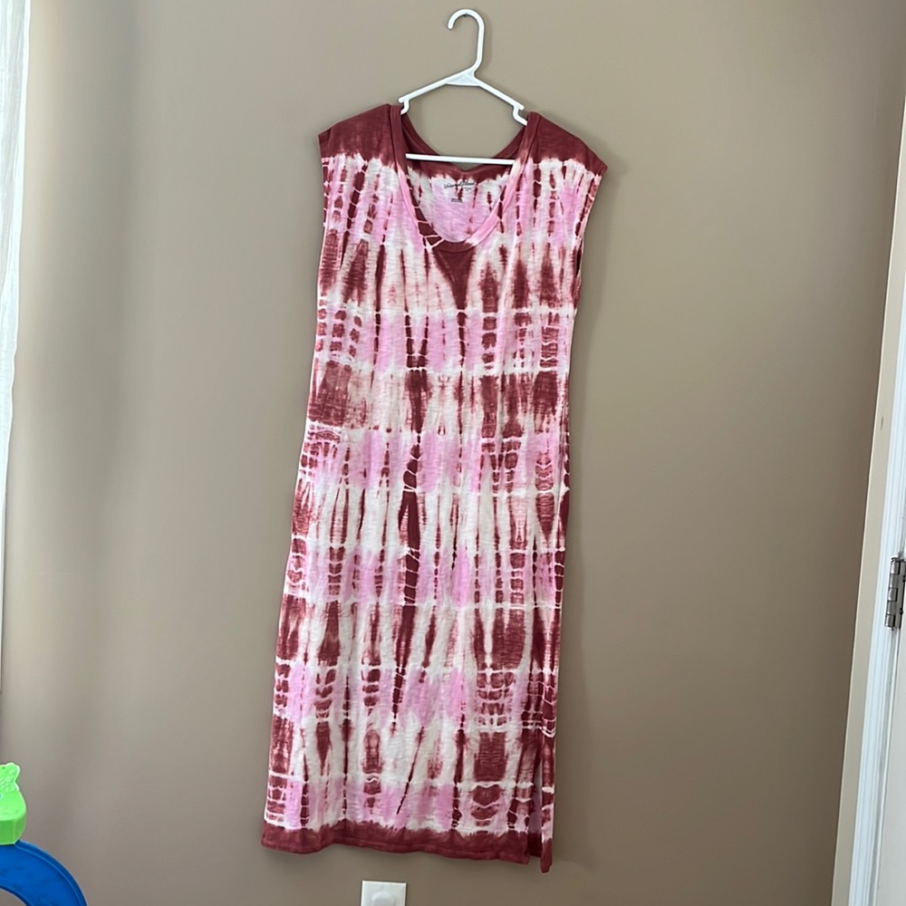 100% cotton tie dye dress